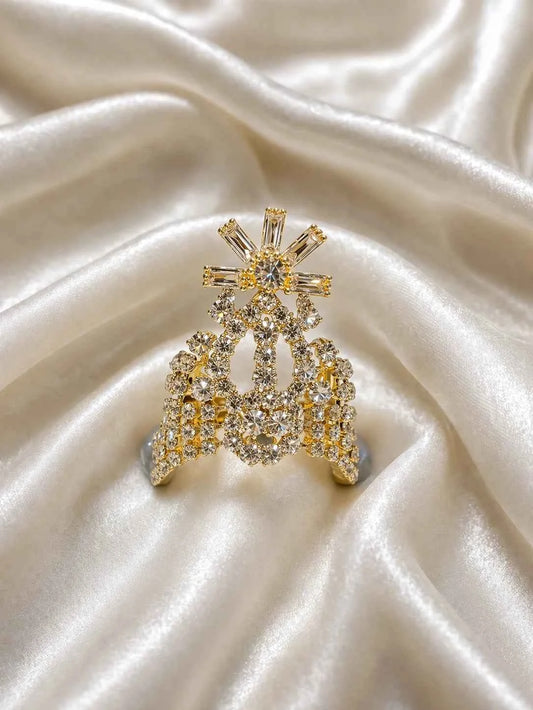 Crystal Clear Sacred AD Jewellery Set