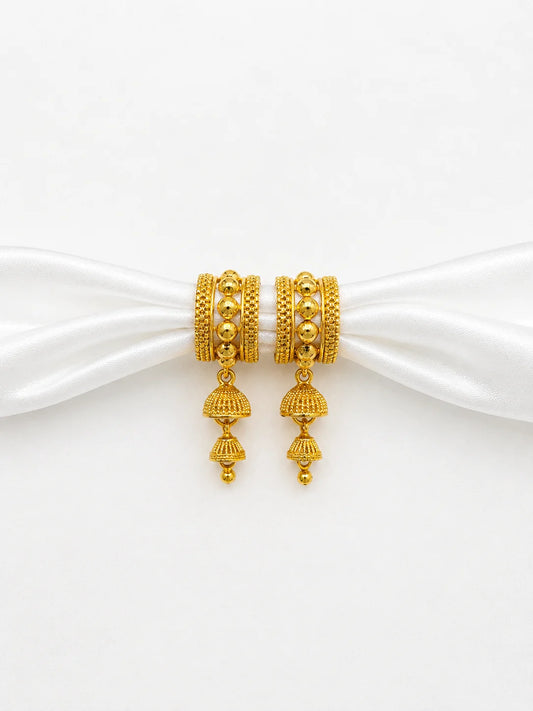 Gold-Plated Maharani Style Bangles for Deity