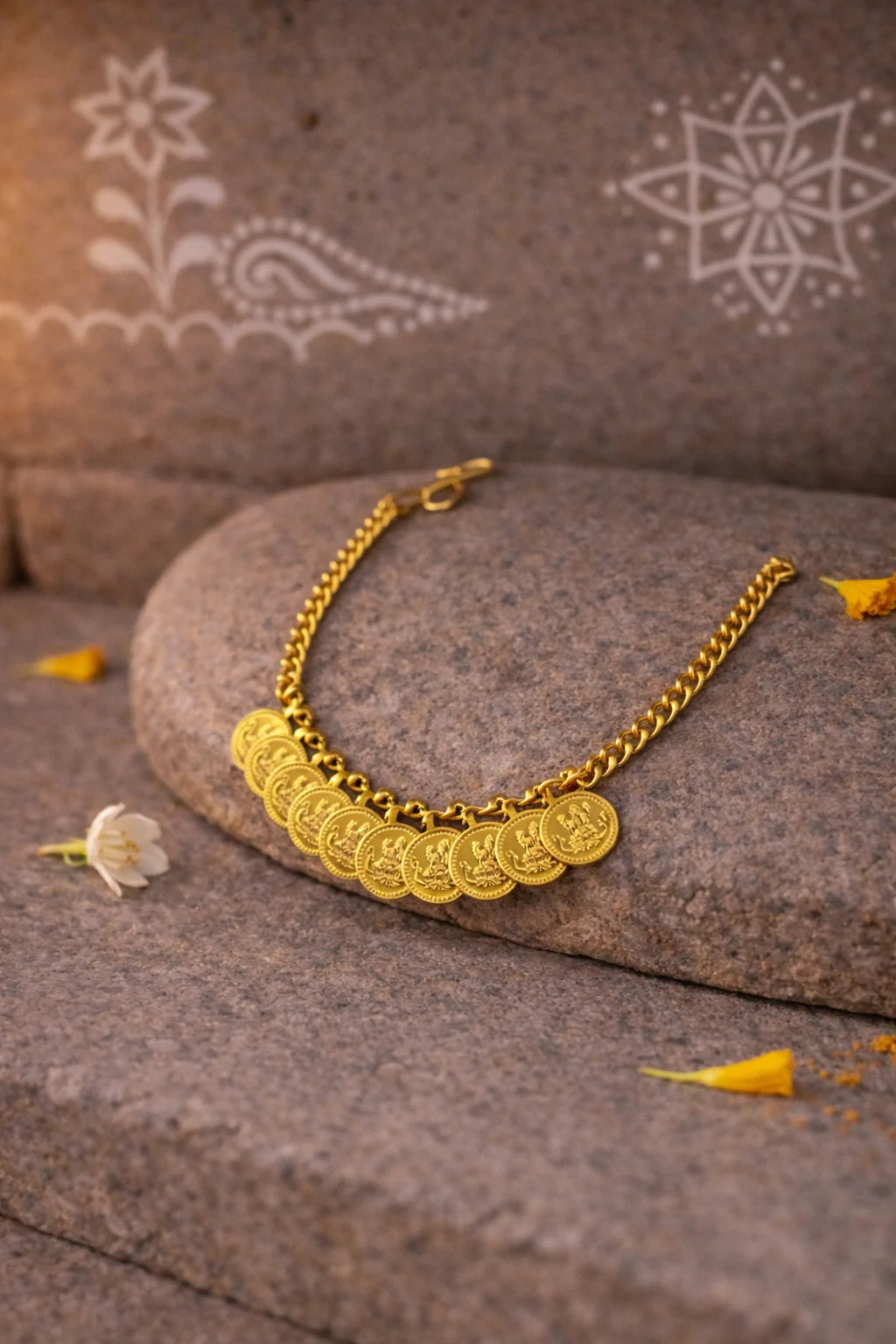 Golden Coin Laddu Gopal Jewellery – Premium Shringar