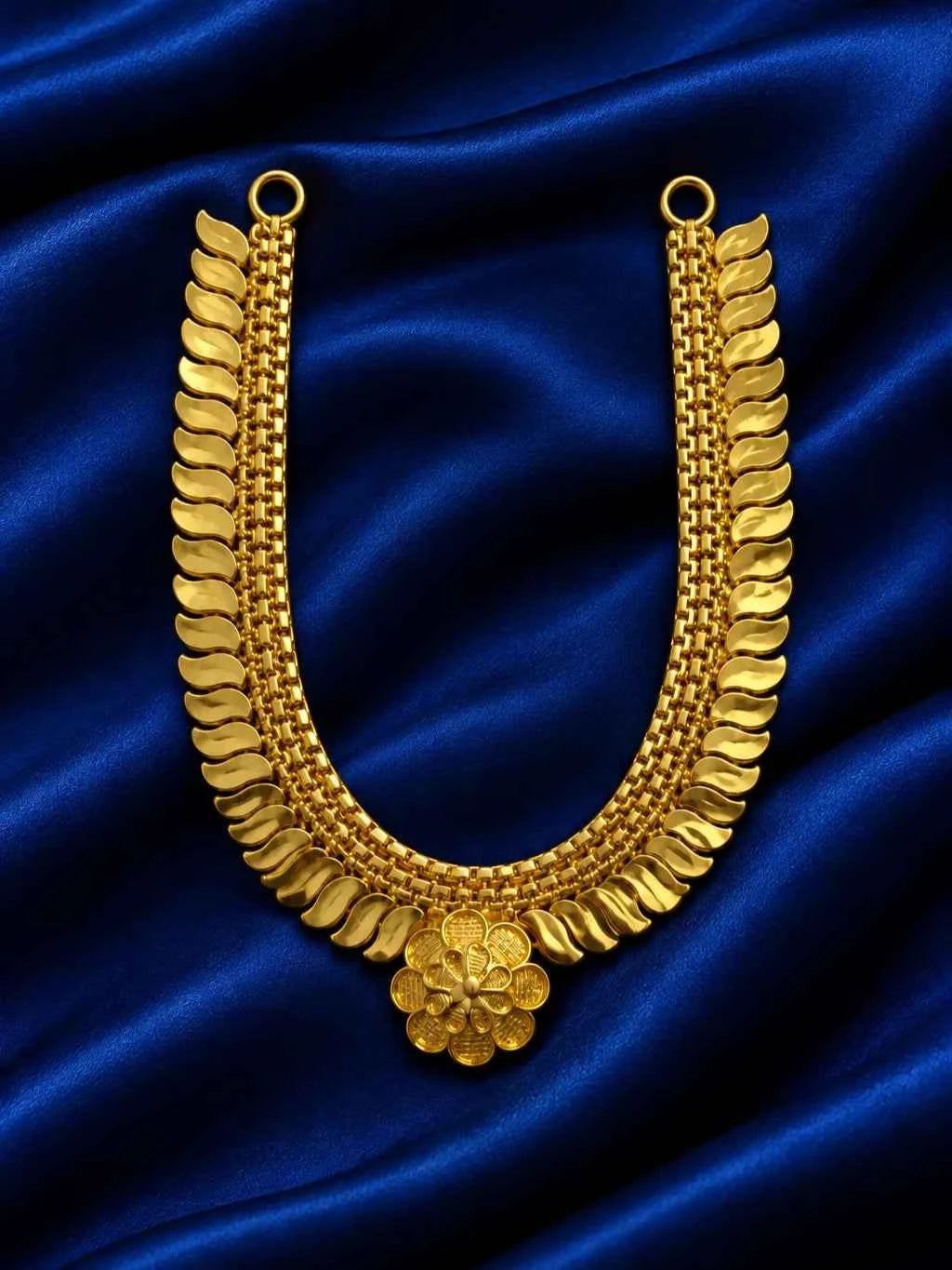 Kanak Pallav Gold Plated Haar for Deity
