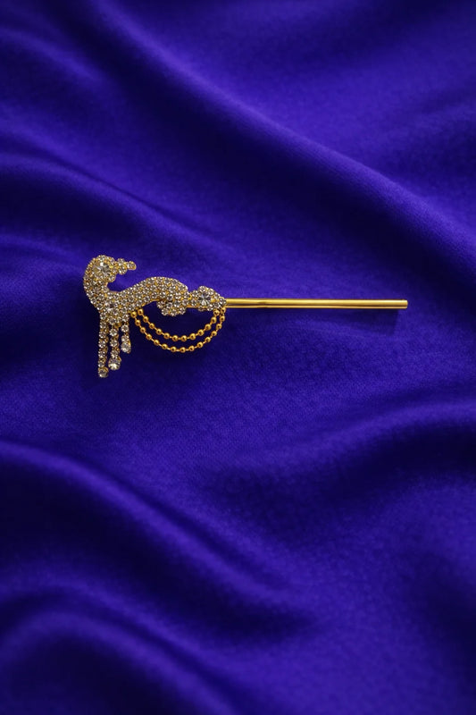 Kanha Ji silver stone basuri for royal shringar and festive pooja