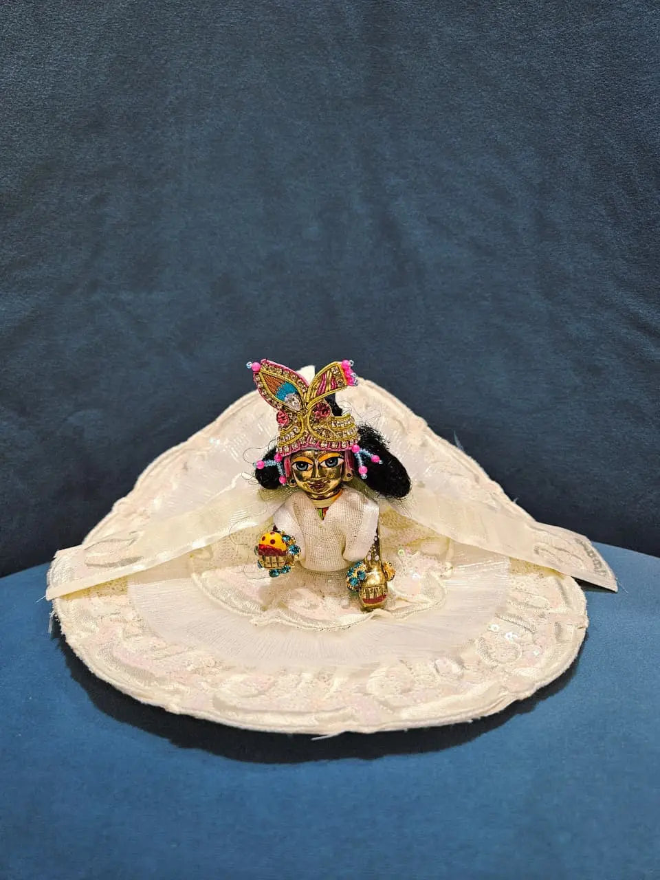 White Laddu Gopal Dress