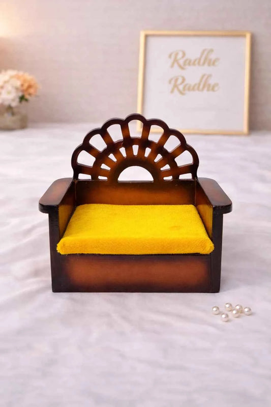 Laddu Gopal Wooden Sofa