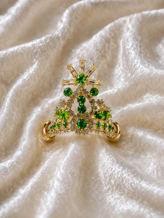 Light Green Sacred AD Jewellery Set