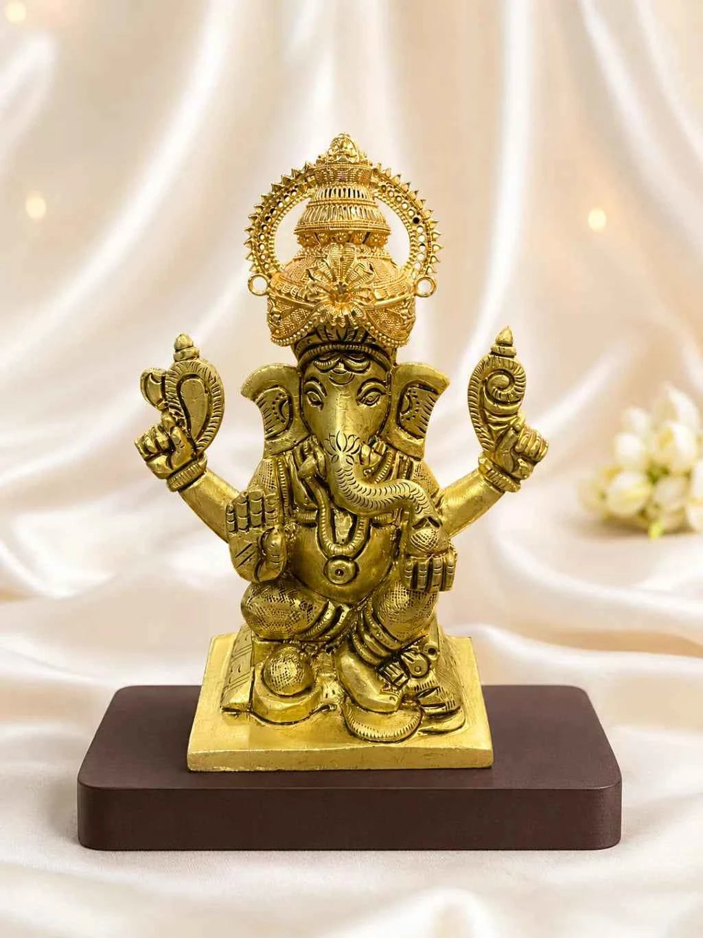 Mandal Gold Plated Mukut for Deity