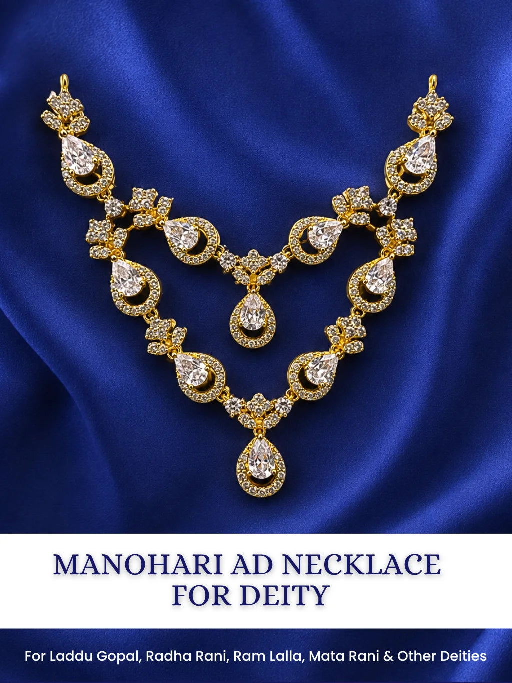 Manohari AD Choker for Deity | Laddu Gopal shringar