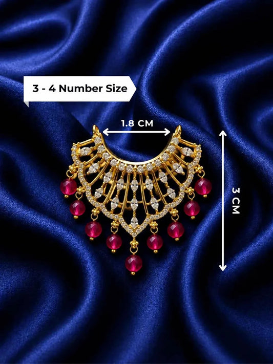 Mayur Pankh Style Hasli for Deity