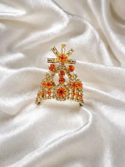 Orange Sacred AD Jewellery Set