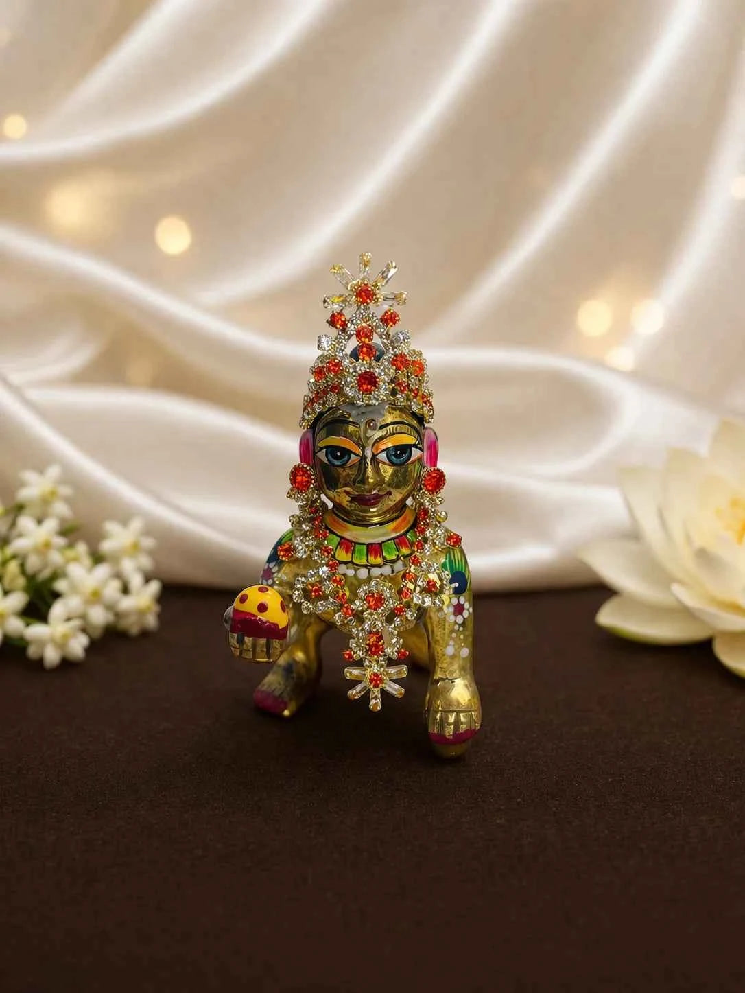 Orange Sacred AD Jewellery Set