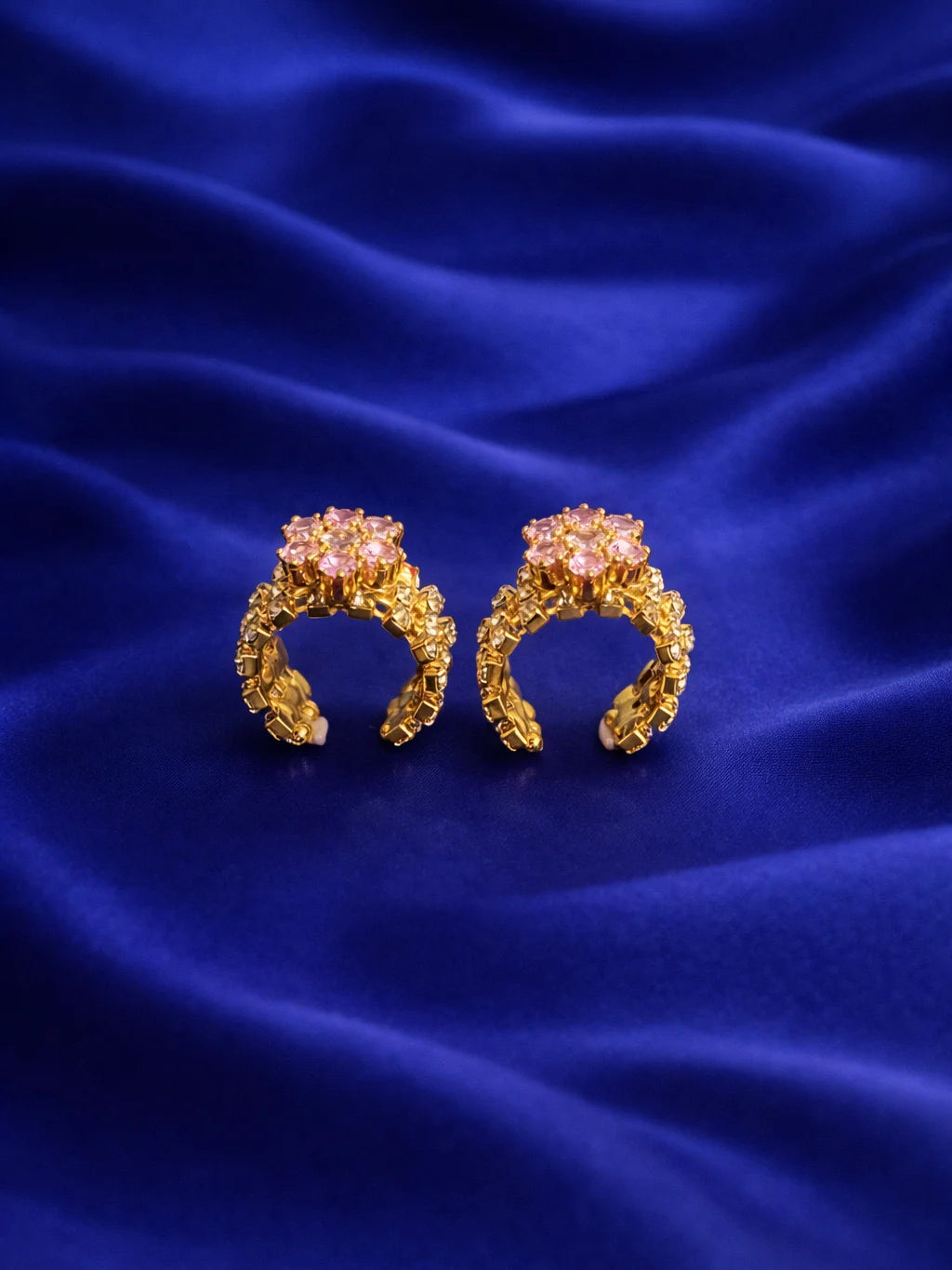 Pastel pink Divya bangles for Laddu Gopal with elegant traditional design