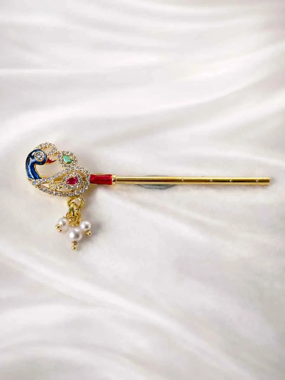 Peacock AD Bansuri for Laddu Gopal