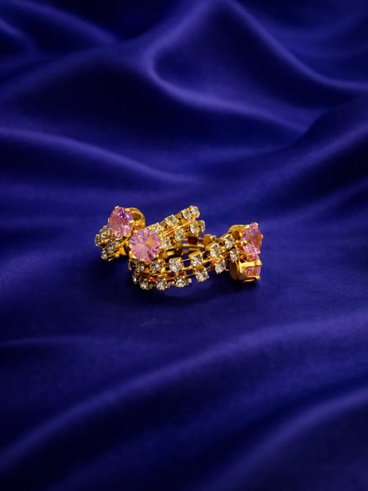 Pink Stone Laddu Gopal Bangles