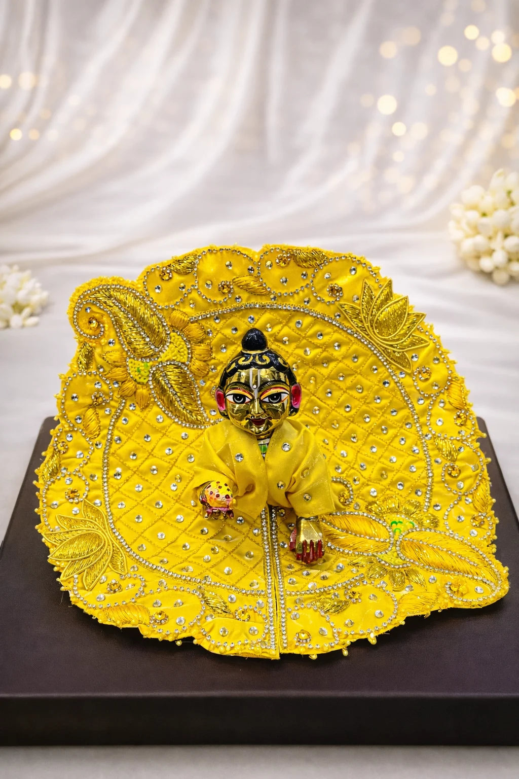 Premium Yellow Laddu Gopal Dress