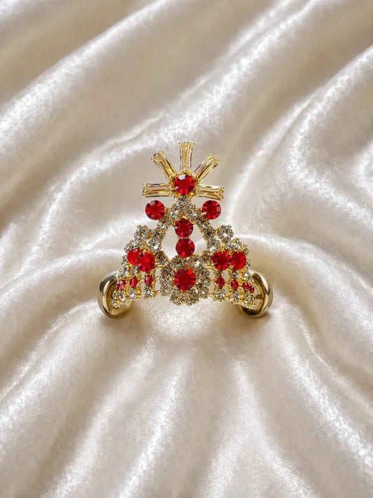 Red Sacred AD Jewellery Set