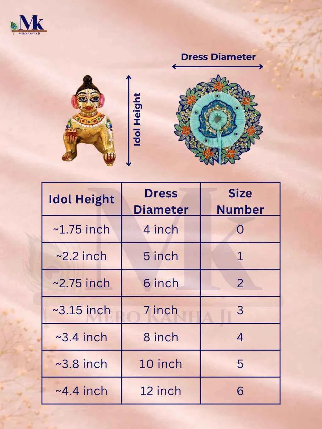 Marigold Poshak for Laddu Gopal