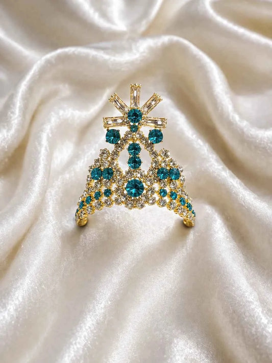 Sky Blue Sacred AD Jewellery Set