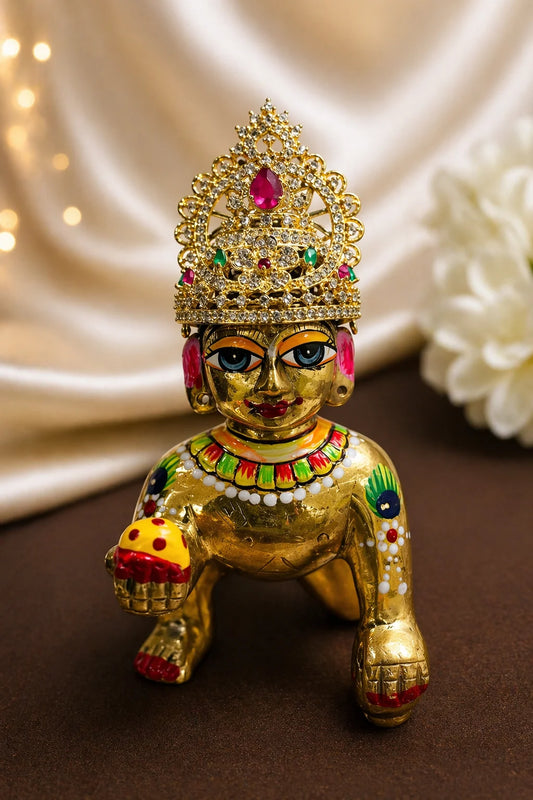Temple Design Royal Mukut for Deity