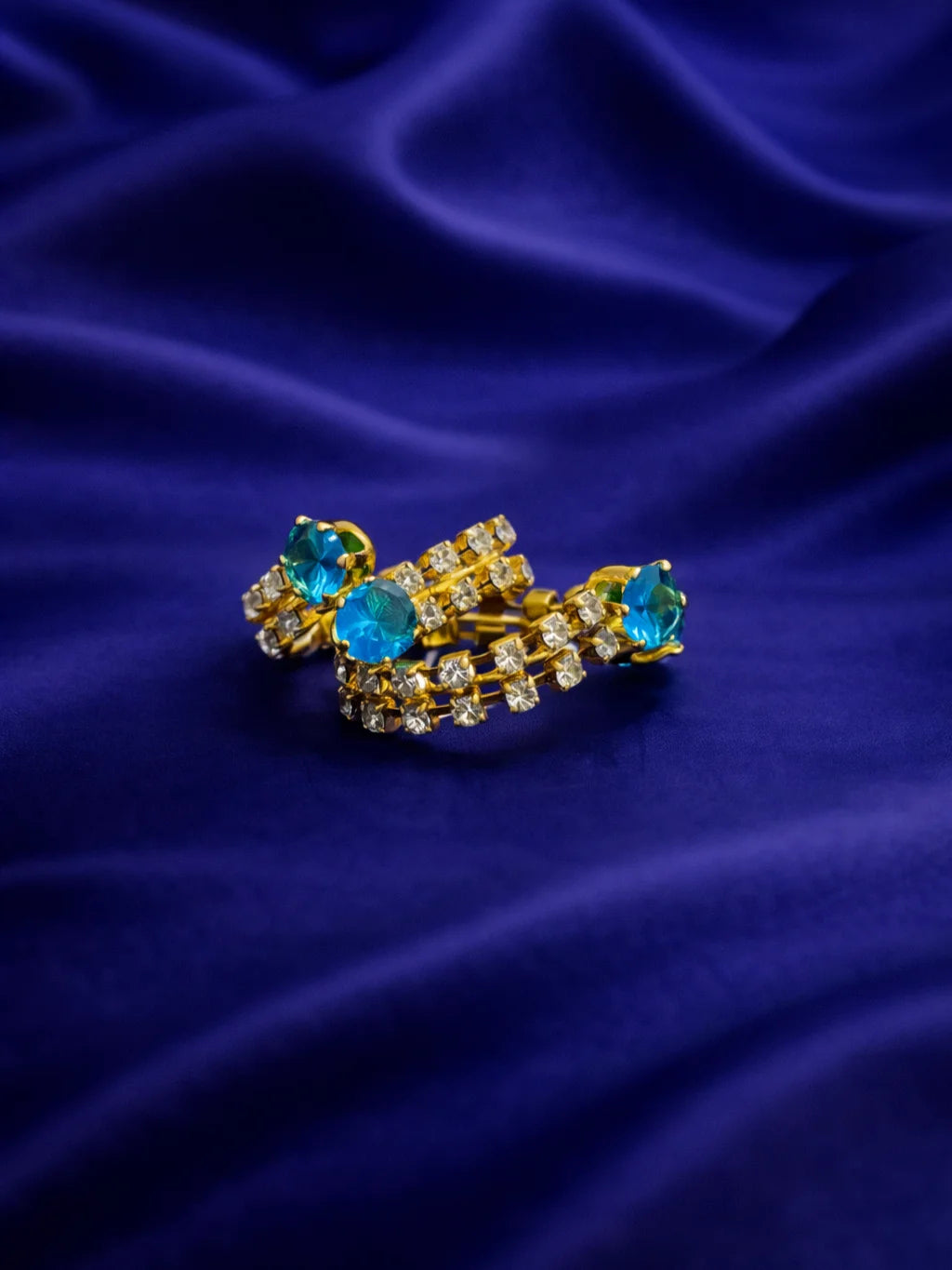 Turquoise Stone Laddu Gopal Bangles – Divine Shringar Collection