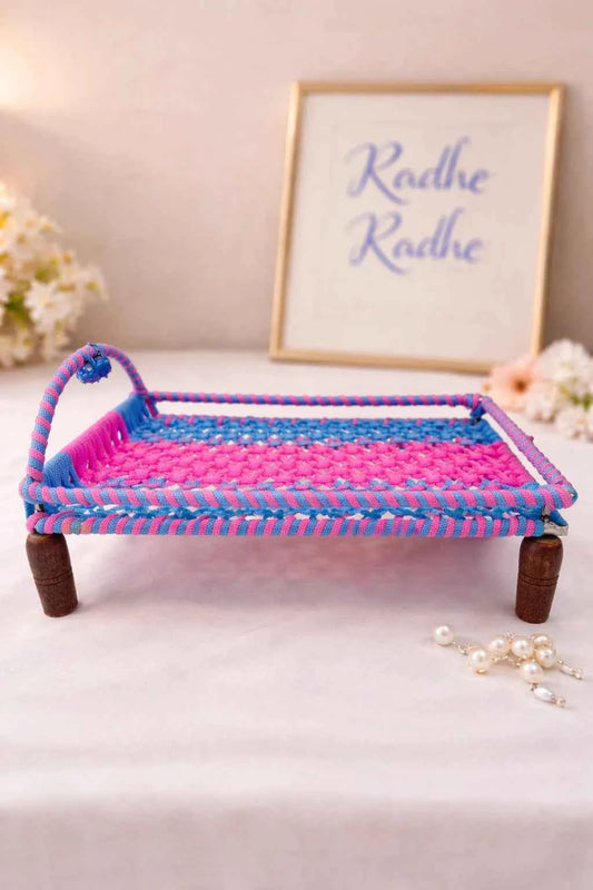 Wooden Charpai for Laddu Gopal