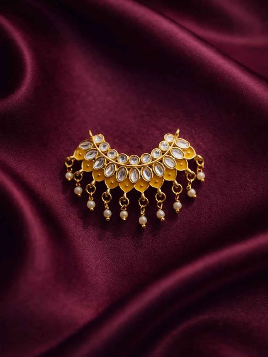 Yellow Choker Jewellery for God