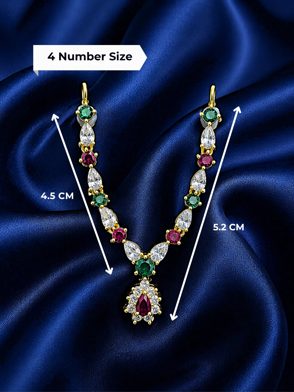 Celestial AD Stone Jewellery for Deity