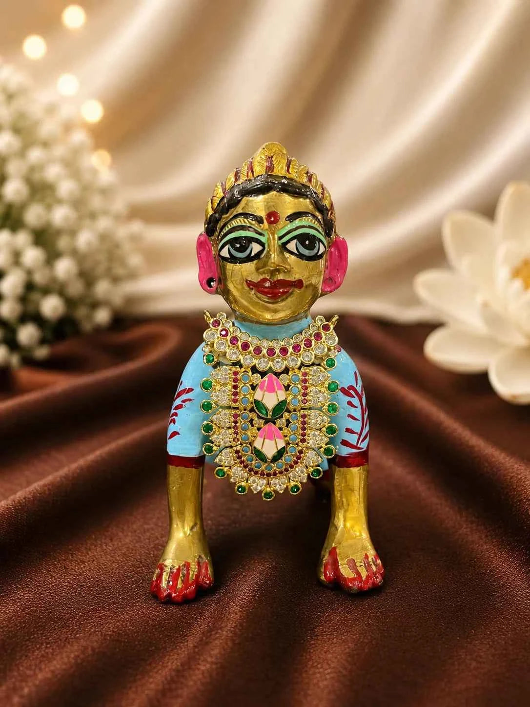 Vaikunth Temple AD Necklace for Deity