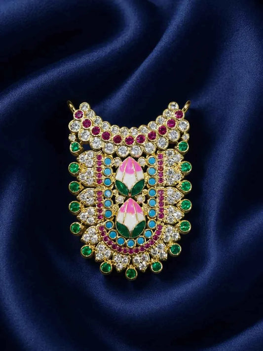 Vaikunth Temple AD Necklace for Deity