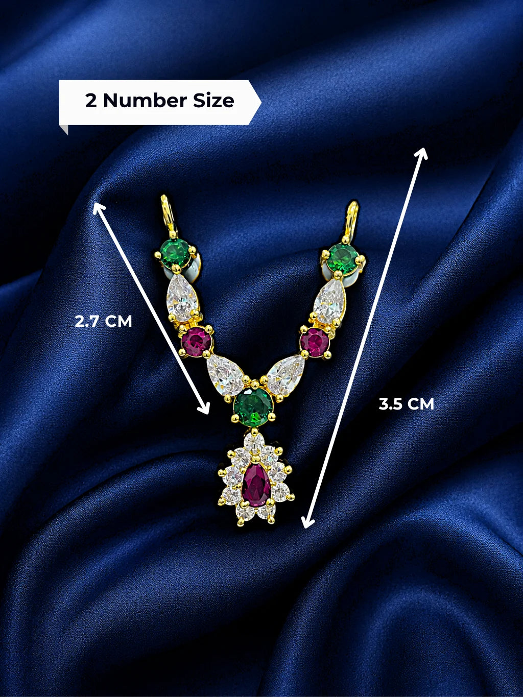 Celestial AD Stone Jewellery for Deity