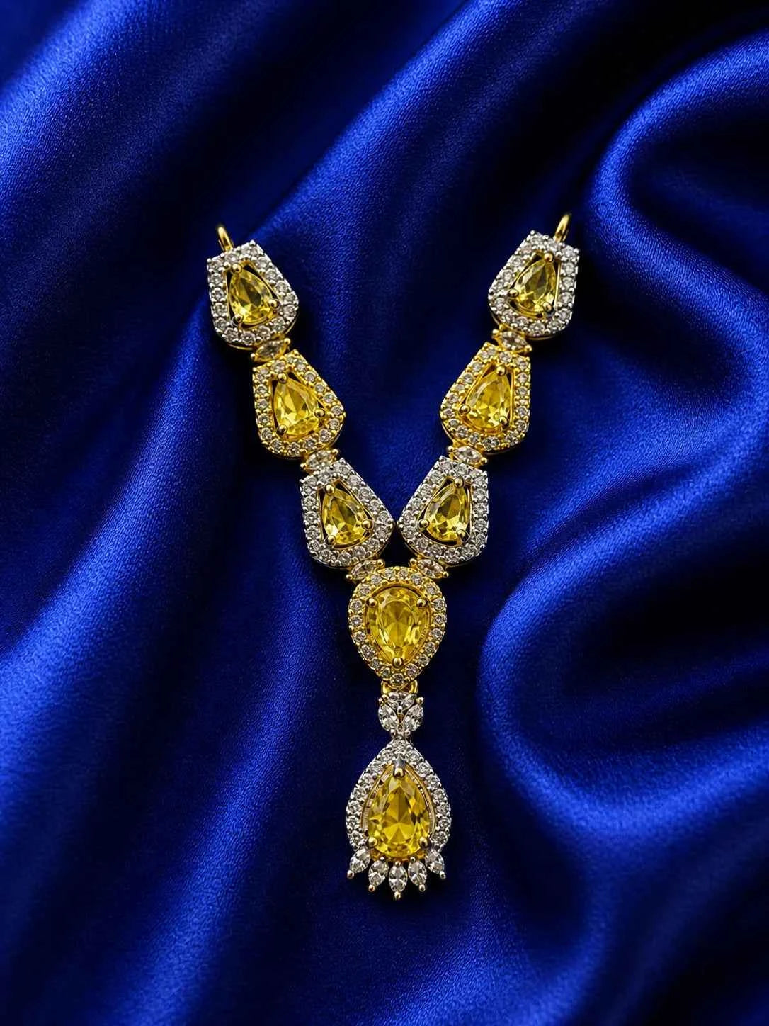 Floral Minakari Necklace for Deity