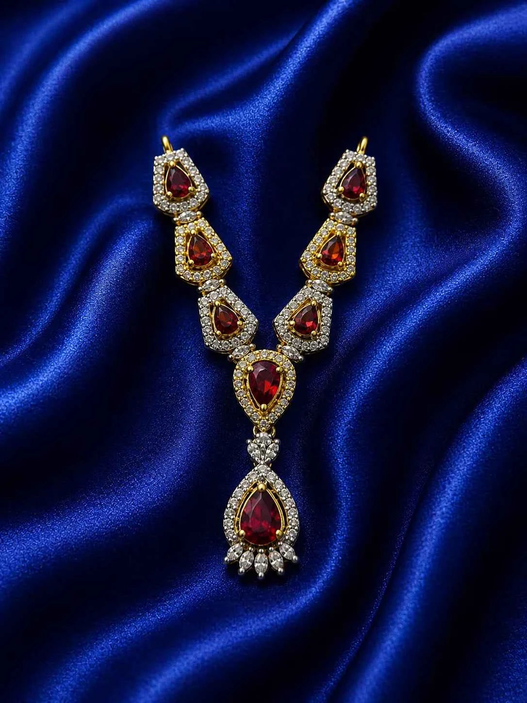 Floral Minakari Necklace for Deity