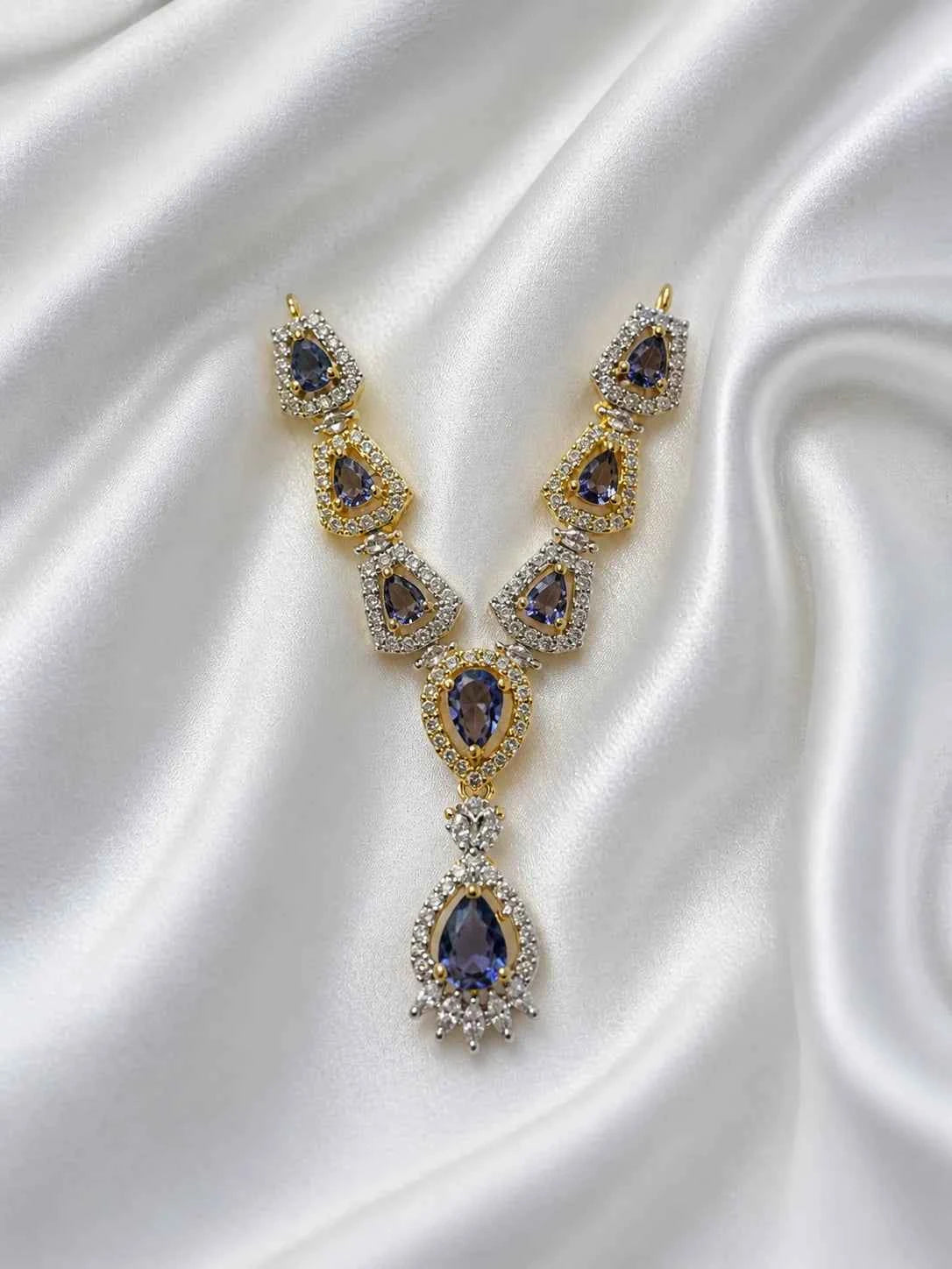 Floral Minakari Necklace for Deity