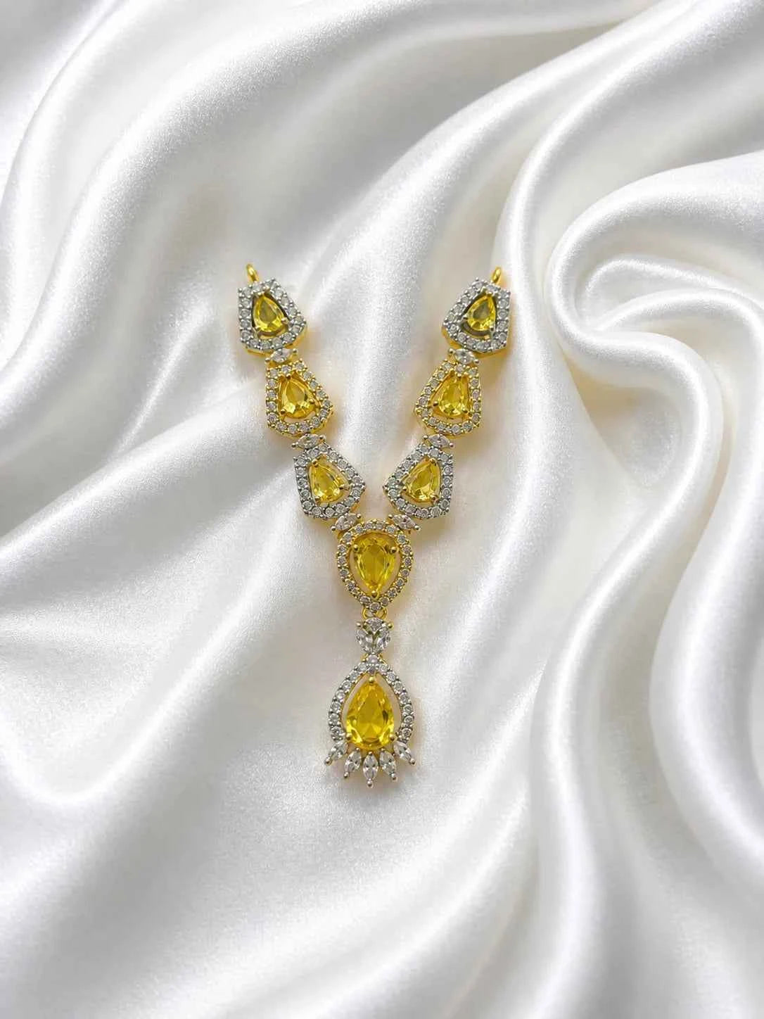 Floral Minakari Necklace for Deity