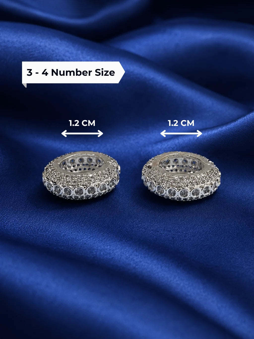 Ananta AD Bangles for Laddu Gopal with sparkling American diamond stone work