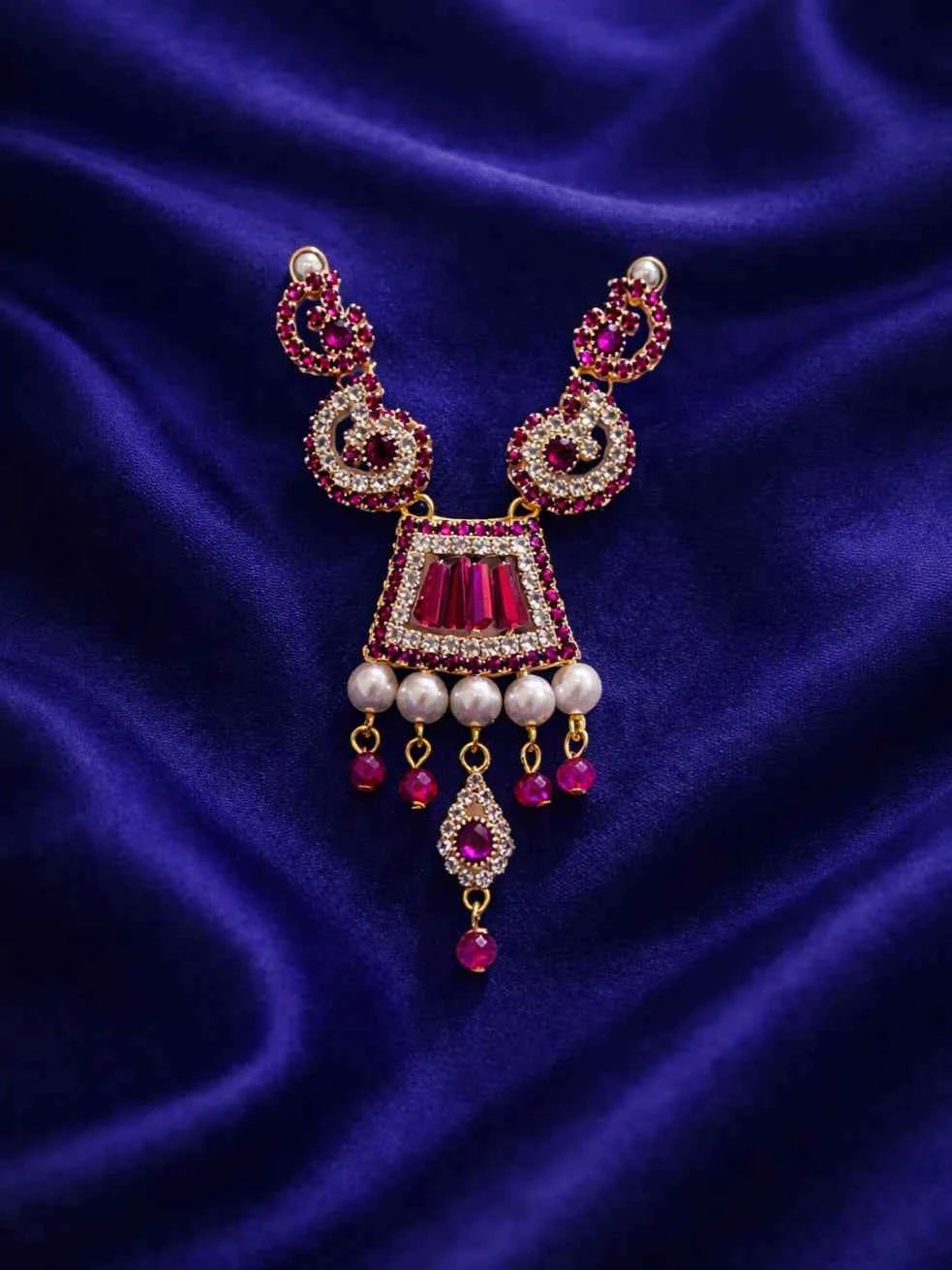 Berry Color Designer Jewellery for God