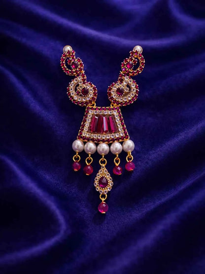 Berry Color Designer Jewellery for God