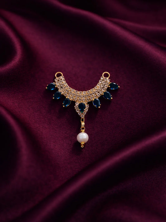 Blue choker jewellery with elegant design and premium finish