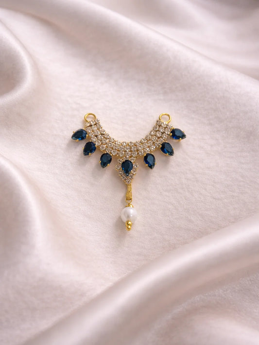 Blue choker jewellery with elegant design and premium finish