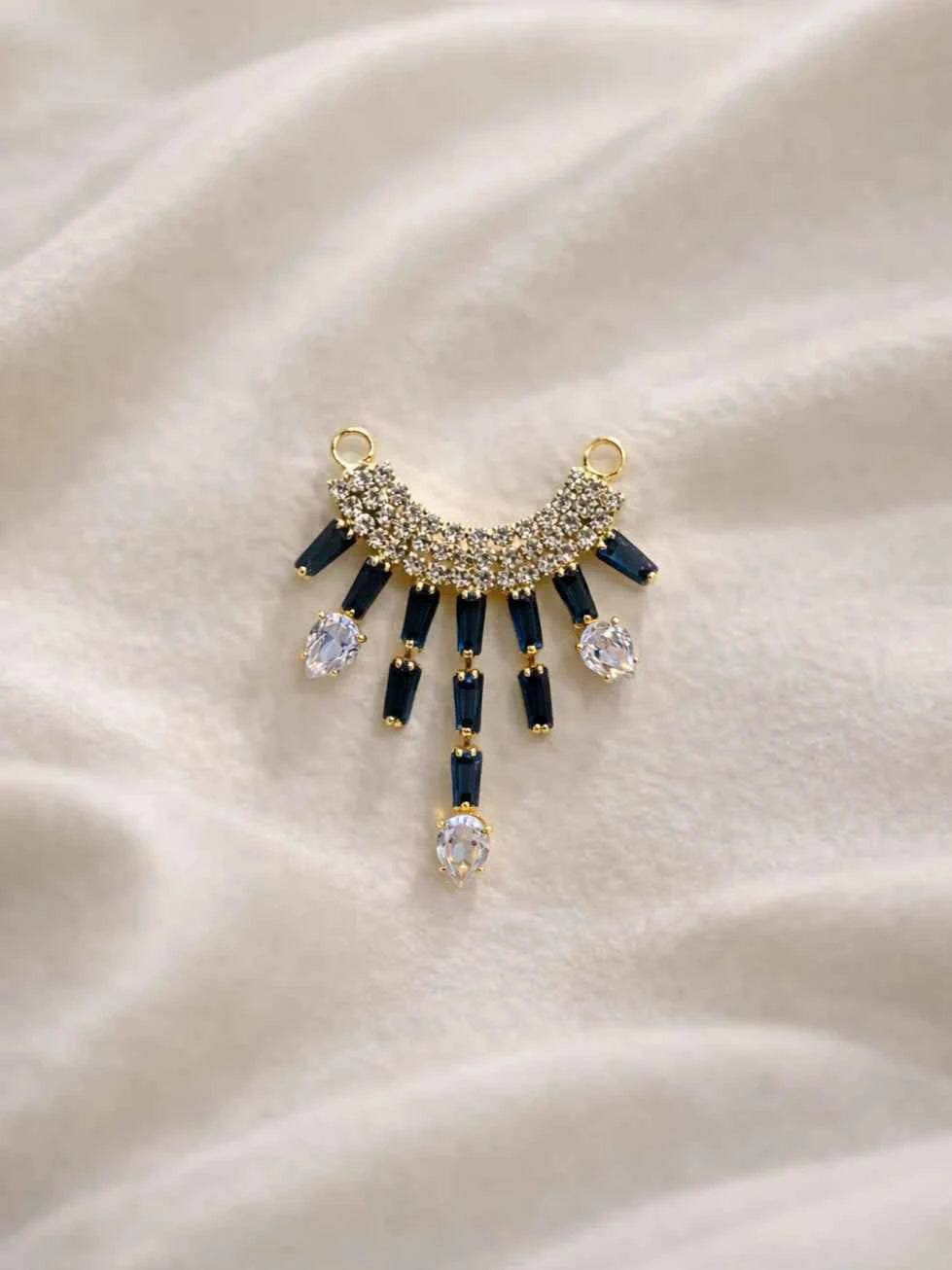 Blue Stone Drops Jewellery
