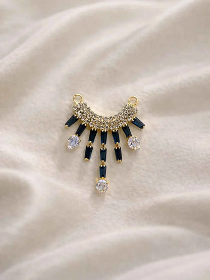 Blue Stone Drops Jewellery