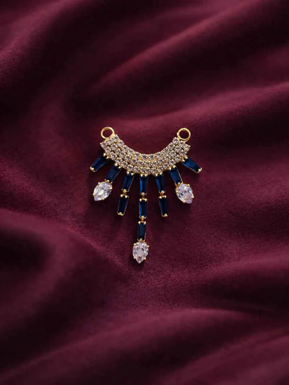 Blue Stone Drops Jewellery