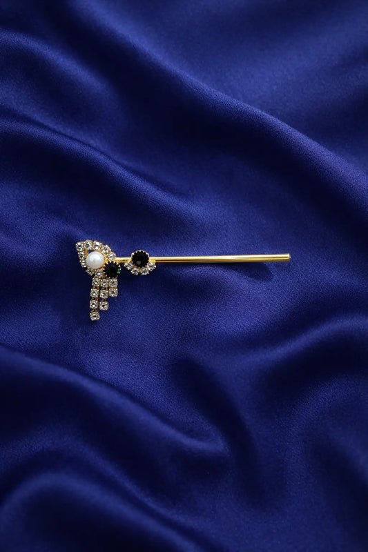 Blue stone work Laddu Gopal basuri designer Krishna flute