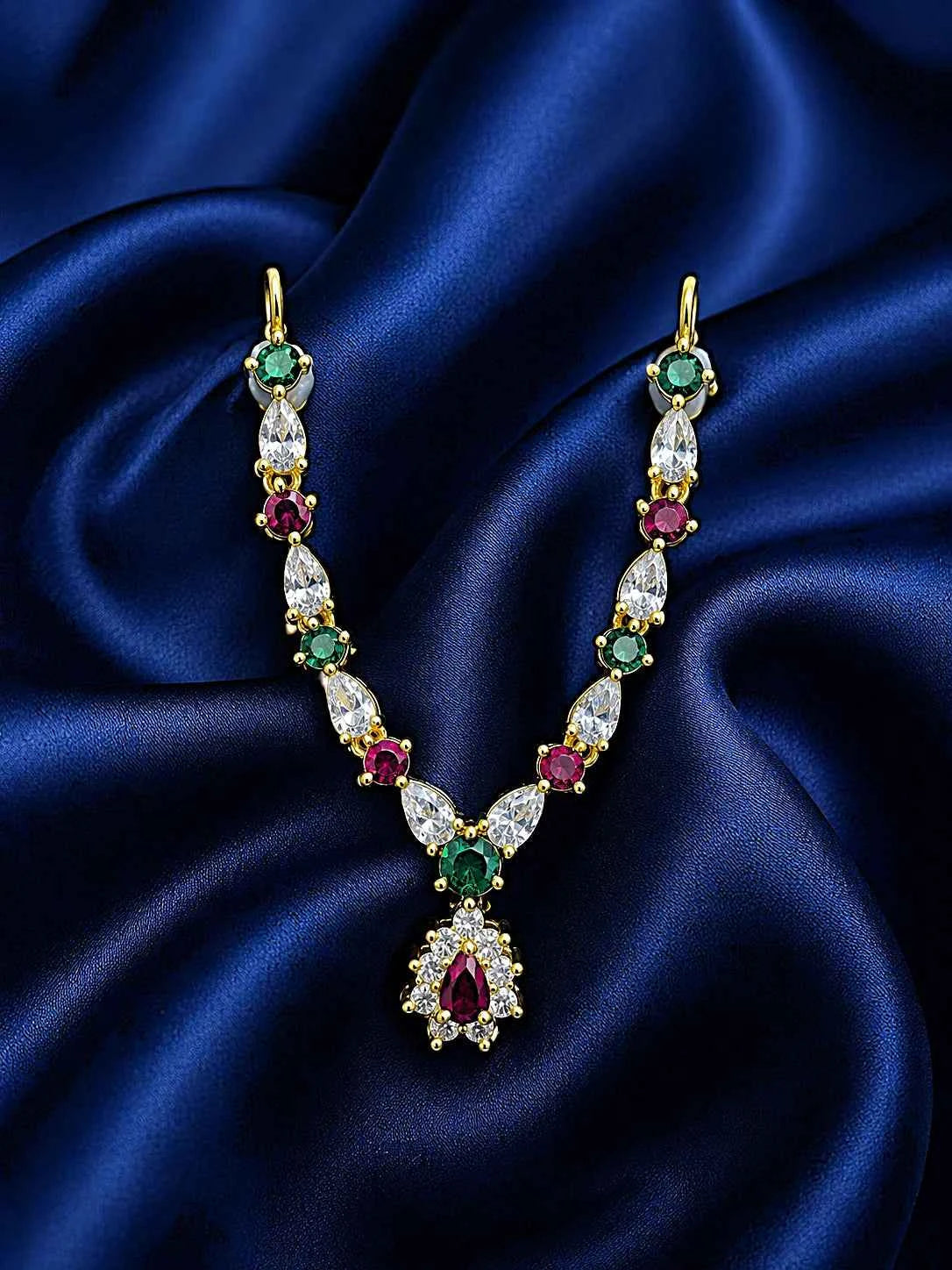 Celestial AD Stone Jewellery for Deity
