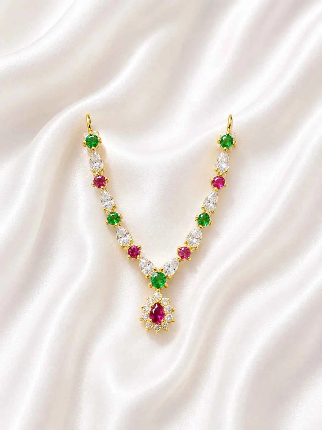 Celestial AD Stone Jewellery for Deity