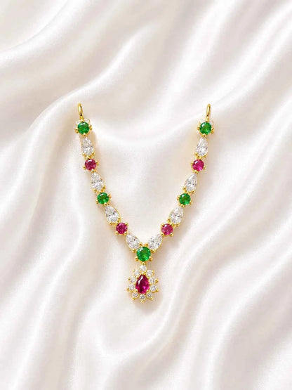 Celestial AD Stone Jewellery for Deity