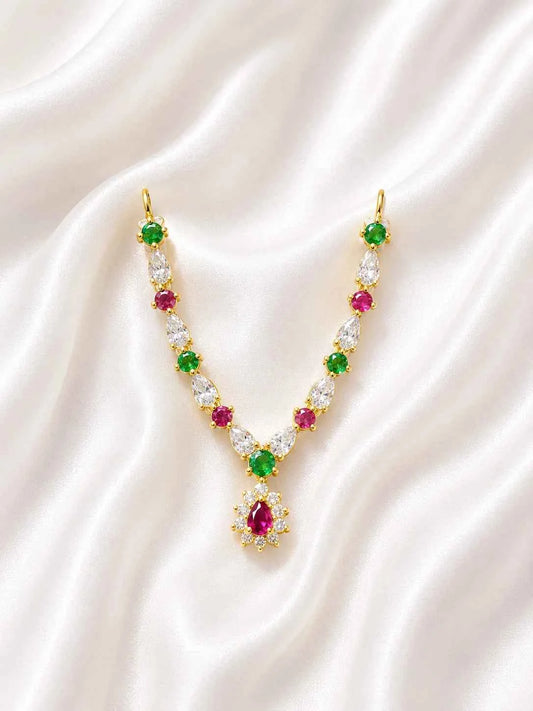 Celestial AD Stone Jewellery for Deity