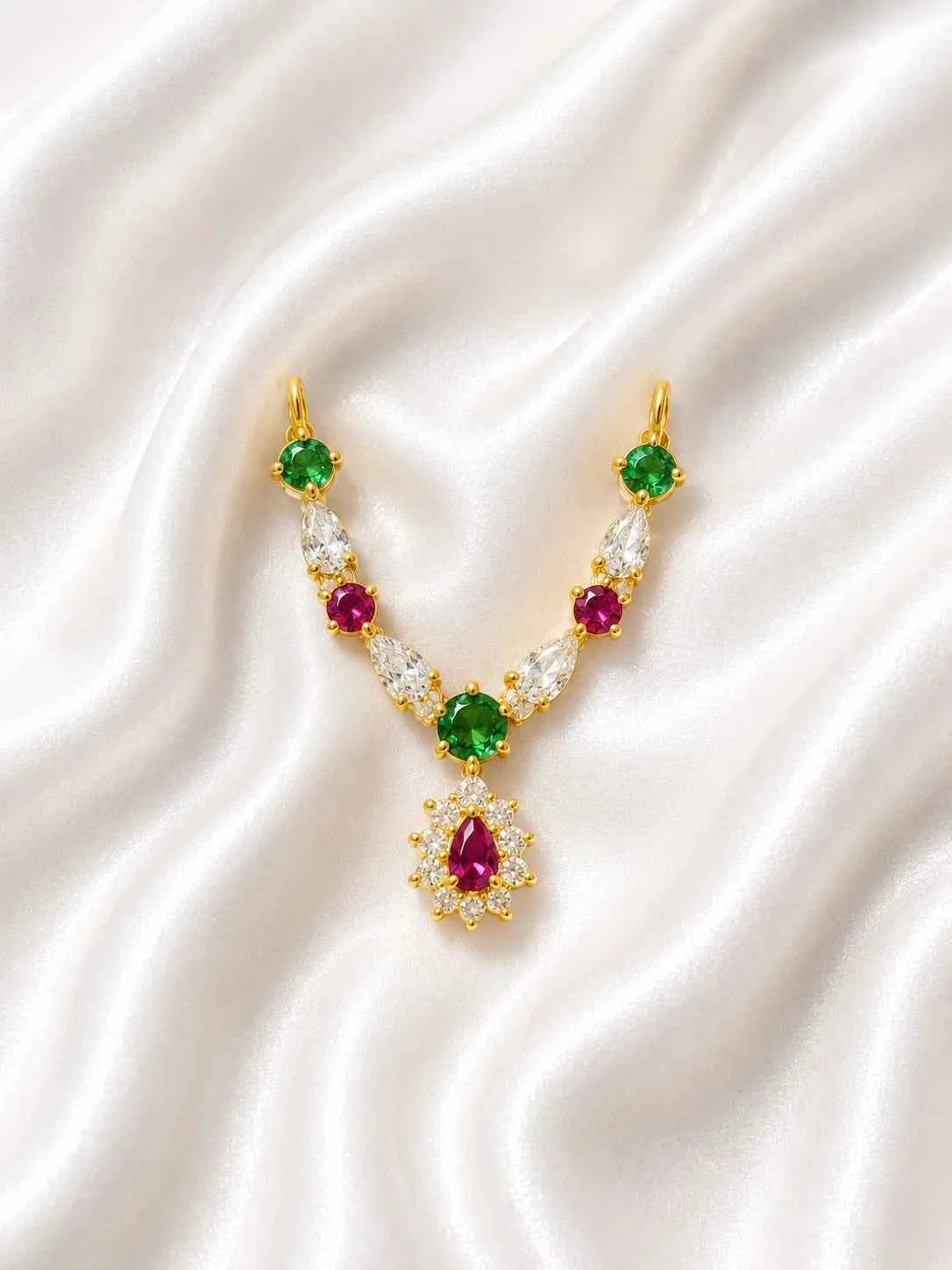 Celestial AD Stone Jewellery for Deity