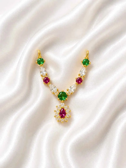 Celestial AD Stone Jewellery for Deity