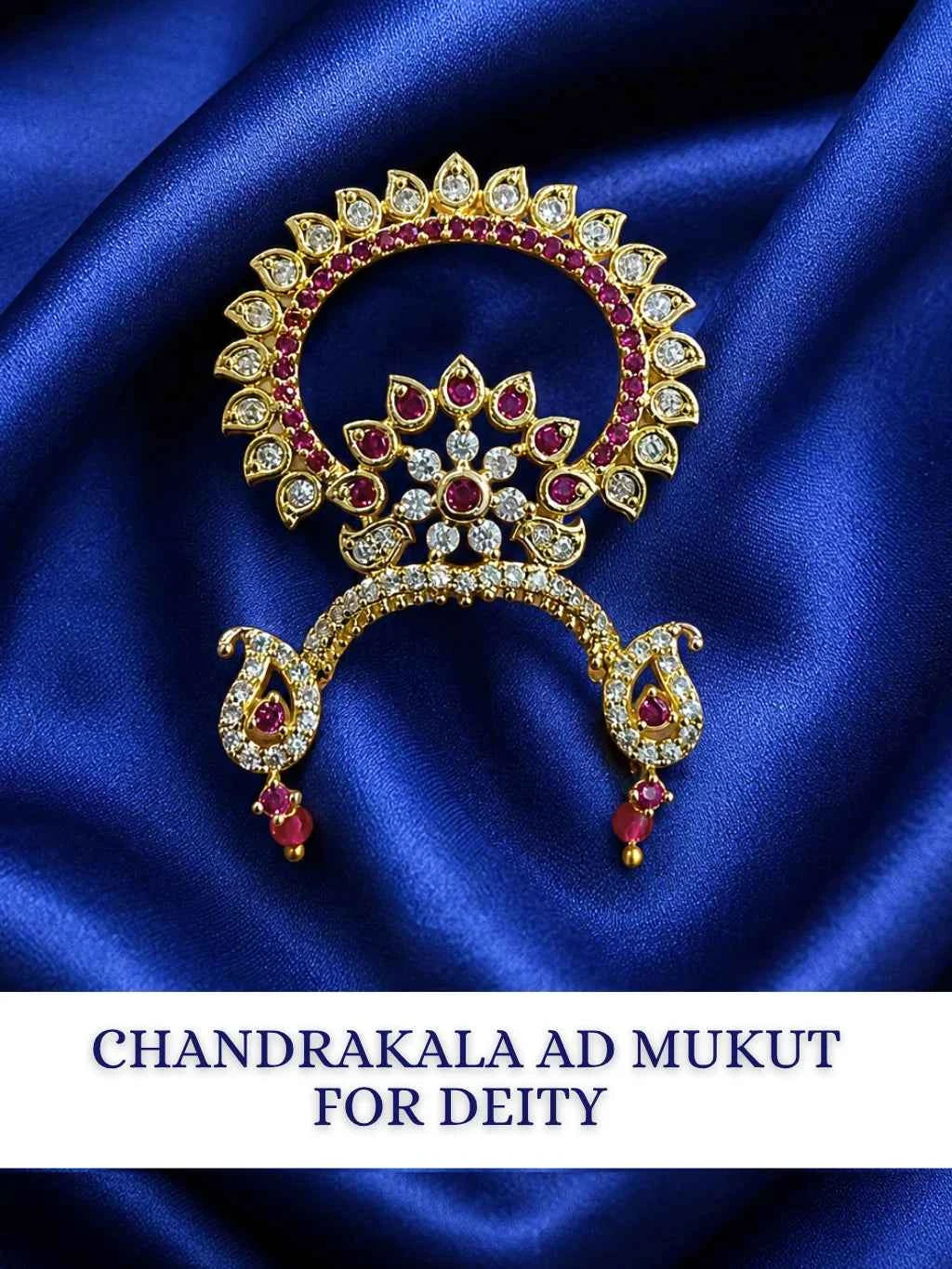 Chandrakala AD Mukut for Deity