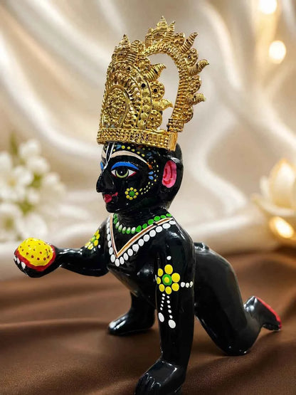 Divyam Gold Plated Mukut for Deity