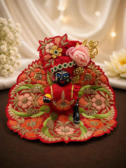 Heavy Resham Embroidered Laddu Gopal Dress